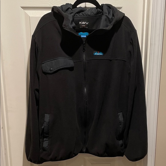 Kavu Other - KAVU fleece zip up hooded jacket